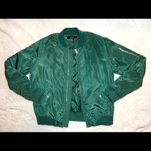 Green Bomber Jacket